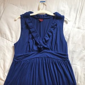 Blue long maxi dress